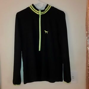 Ultimate PINK varsity long sleeve/half zip pullover